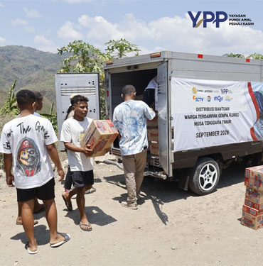 YPP Emtek Media Jangkau Manggarai Timur Salurkan Bantuan Gempa sinjai dan Layanan Psikososial Anak